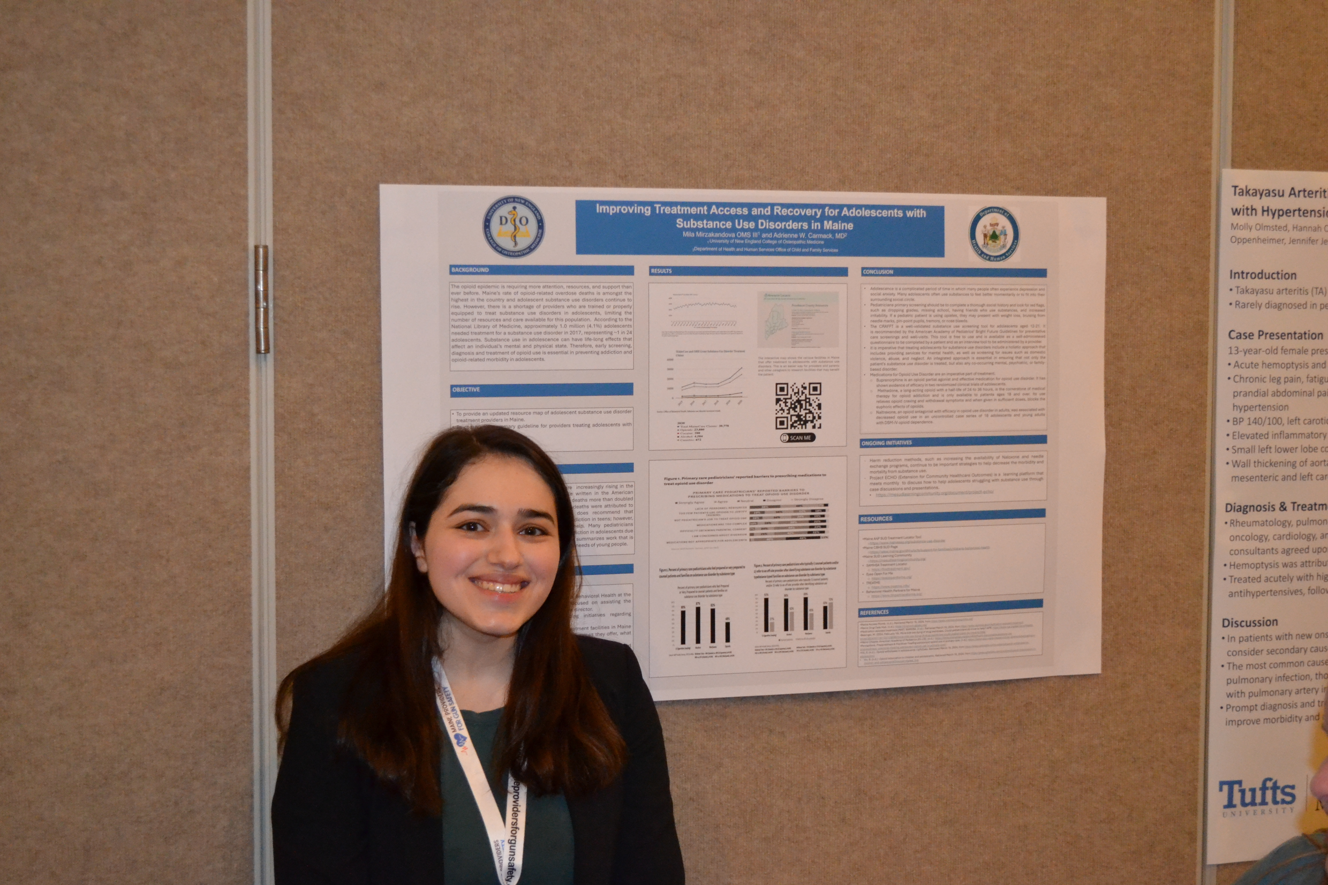 Poster Session -Mila Mirzakandova and Dr. Carmack