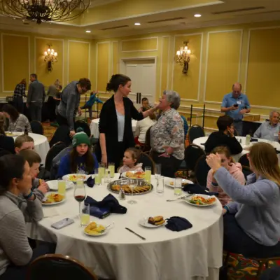 Welcome dinner for members and families!