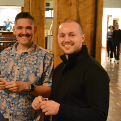 Tufts students Austin and Zack