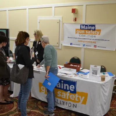 Maine Gun Safety Coalition and Be Smart Exhibits